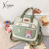 Xajzpa - Kawaii Horizontal Backpack For Teenage Girl Portable Multifunctional Travel Shoulder Bags