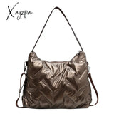 Xajzpa - Korean Nylon Brand Shoulder Bag 2023 New Pu Leather Side Bags For Women Ladies Crossbody