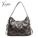 Xajzpa - Korean Nylon Brand Shoulder Bag 2023 New Pu Leather Side Bags For Women Ladies Crossbody