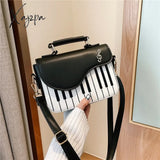 Xajzpa - Korean Piano Design Women Shoulder Bags Pu Leather Messenger Bag Handbag Fashion Corssbody