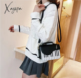 Xajzpa - Korean Piano Design Women Shoulder Bags Pu Leather Messenger Bag Handbag Fashion Corssbody