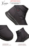 Xajzpa - Ladies Boots New Winter Shoes Ladies Snow With Plush Botas Mujer Waterproof Xl 43 Women