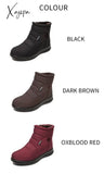 Xajzpa - Ladies Boots New Winter Shoes Ladies Snow With Plush Botas Mujer Waterproof Xl 43 Women