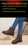 Xajzpa - Ladies Boots New Winter Shoes Ladies Snow With Plush Botas Mujer Waterproof Xl 43 Women