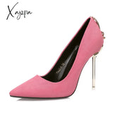 Xajzpa - Ladies High Heels Women Shoes Pumps Heel Stiletto Sexy Wedding Woman 2023 Black Red