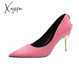 Xajzpa - Ladies High Heels Women Shoes Pumps Heel Stiletto Sexy Wedding Woman 2023 Black Red