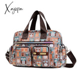 Xajzpa - Ladies Messenger Bag Casual Handbag Shoulder Large Capacity Waterproof Tote Flower Printed