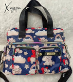 Xajzpa - Ladies Messenger Bag Casual Handbag Shoulder Large Capacity Waterproof Tote Flower Printed