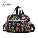 Xajzpa - Ladies Messenger Bag Casual Handbag Shoulder Large Capacity Waterproof Tote Flower Printed