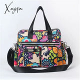 Xajzpa - Ladies Messenger Bag Casual Handbag Shoulder Large Capacity Waterproof Tote Flower Printed