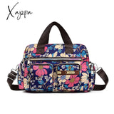 Xajzpa - Ladies Messenger Bag Casual Handbag Shoulder Large Capacity Waterproof Tote Flower Printed