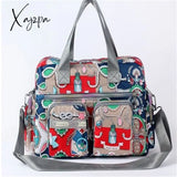 Xajzpa - Ladies Messenger Bag Casual Handbag Shoulder Large Capacity Waterproof Tote Flower Printed