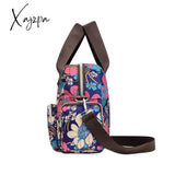 Xajzpa - Ladies Messenger Bag Casual Handbag Shoulder Large Capacity Waterproof Tote Flower Printed