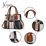 Xajzpa - Ladies Quality Leather Letter Shoulder Bags For Women Luxury Handbags Designer Fashion