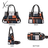 Xajzpa - Ladies Quality Leather Letter Shoulder Bags For Women Luxury Handbags Designer Fashion