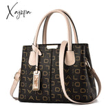 Xajzpa - Ladies Quality Leather Letter Shoulder Bags For Women Luxury Handbags Designer Fashion