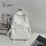 Xajzpa - Large Backpack Women Leather Rucksack Women’s Knapsack Travel Backpacks Shoulder School