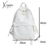 Xajzpa - Large Backpack Women Leather Rucksack Women’s Knapsack Travel Backpacks Shoulder School