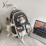 Xajzpa - Large Capacity Backpack Schoolbag Student Female Korean School Version Harajuku Cartoon