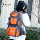 Xajzpa - Large Capacity Outdoor Adventure Backpack Waterproof Perfect For Hiking Cycling Camping &