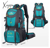 Xajzpa - Large Capacity Outdoor Adventure Backpack Waterproof Perfect For Hiking Cycling Camping &