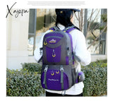 Xajzpa - Large Capacity Outdoor Adventure Backpack Waterproof Perfect For Hiking Cycling Camping &