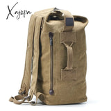 Xajzpa - Large Capacity Rucksack Man Travel Bag Mountaineering Backpack Male Luggage Canvas Bucket Shoulder Bags for Boys Men Backpacks