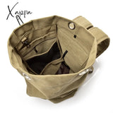 Xajzpa - Large Capacity Rucksack Man Travel Bag Mountaineering Backpack Male Luggage Canvas Bucket