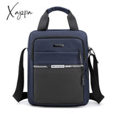 Xajzpa - Large Capacity Shoulder Bag For Men Casual Waterproof Nylon Messenger Black Business A4