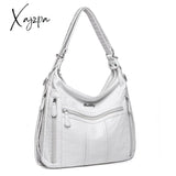 Xajzpa - Large Capacity Women Handbag Pu Leather Crossbody Bag Female Multifunction Shoulder Pink