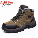 Xajzpa - Large Size 48 Hiking Boots Men Summer Winter Outdoor Warm Fur Non Slip Fashion Women