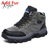 Xajzpa - Large Size 48 Hiking Boots Men Summer Winter Outdoor Warm Fur Non Slip Fashion Women