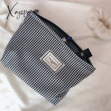 Xajzpa - Large Women Corduroy Cloth Cosmetic Bag Zipper Make Up Bags Travel Washing Makeup