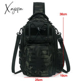 Xajzpa - Laser Men Chest Bag Sling Hiking Backpack Military Tactical Army Shoulder Fishing Bags