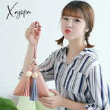 Xajzpa - Leather Handbag Mini Triangle Women Clutch Purse Hand Bag Lady Clutches Casual Phone