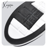 Xajzpa - Leather Men’s Sneakers Lightweight Breathable Shoes Men Comfortable Walking White Male