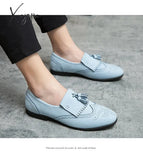 Xajzpa - Loafers Men Shoes Faux Suede Solid Color Fashion Business Casual Wedding Party Classic