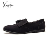 Xajzpa - Loafers Men Shoes Faux Suede Solid Color Fashion Business Casual Wedding Party Classic