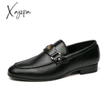 Xajzpa - Loafers Men Shoes Pu Solid Color Fashion Business Casual Wedding Party Daily Classic