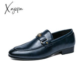 Xajzpa - Loafers Men Shoes Pu Solid Color Fashion Business Casual Wedding Party Daily Classic