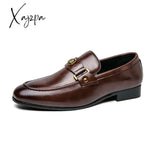 Xajzpa - Loafers Men Shoes Pu Solid Color Fashion Business Casual Wedding Party Daily Classic