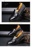 Xajzpa - Loafers Men Shoes Pu Solid Color Fashion Business Casual Wedding Party Round Toe Monk