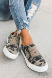 Xajzpa - Love You A Latte Slip On Sneakers 5 / Camouflage Flats