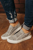 Xajzpa - Love You A Latte Slip On Sneakers 5 / Grey Flats