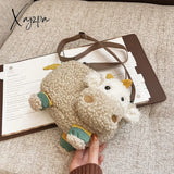 Xajzpa - Lovely Cartoon Cow Shape Shoulder Messenger Bag Kids Designer Mini Crossbody Bags Small