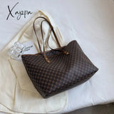 Xajzpa - Luxury Band Designer Big Capacity Casual Tote Handbag Purse Women Shoulder Bag New Ladies