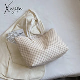 Xajzpa - Luxury Band Designer Big Capacity Casual Tote Handbag Purse Women Shoulder Bag New Ladies