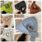 Xajzpa - Luxury Brand Designer Handbags And Purses Casual Small Hobos Tote Bag 2023 Spring Solid Pu