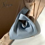 Xajzpa - Luxury Brand Designer Handbags And Purses Casual Small Hobos Tote Bag 2023 Spring Solid Pu