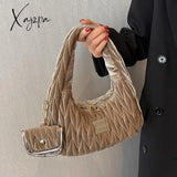 Xajzpa - Luxury Brand Nylon Hobos Shoulder Bag For Women Handbag Clutch Purses New Designer Evening